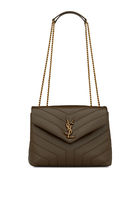 Small Loulou Bag in "Y" Matelassé Leather